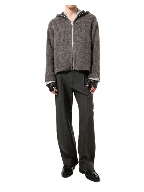full zip hood Our Legacy | M2266FMMOLE GREY HAIRY WOOL